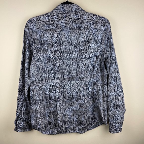 Chaps No Iron Animal Print Button Down Shirt M - Picture 9 of 9